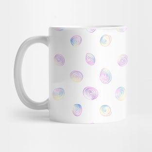 Jolly Rainbow Circles Polka Mug